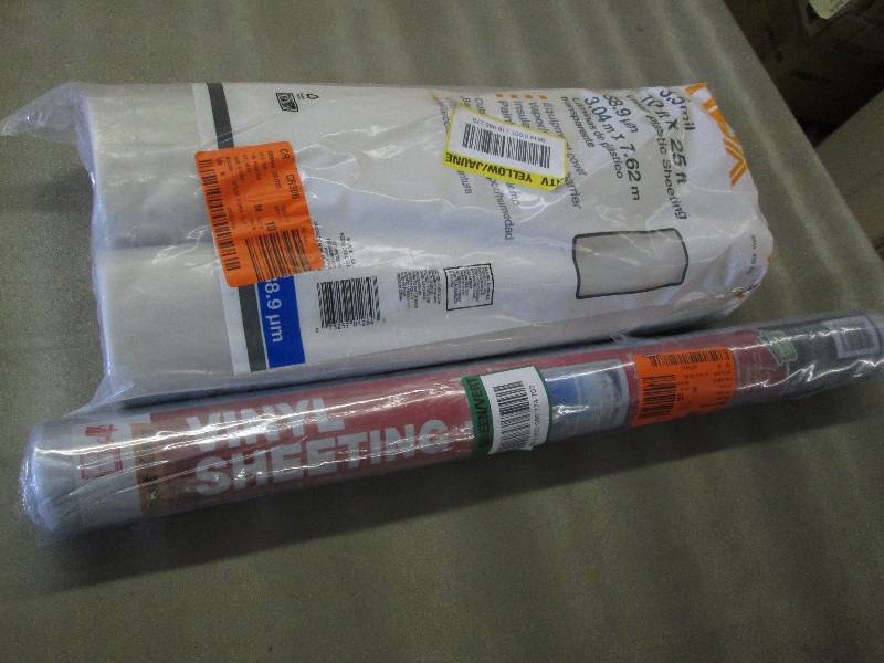 lot 300 image: HDX  10 ft. x 25 ft. Clear 3.5 mil ...