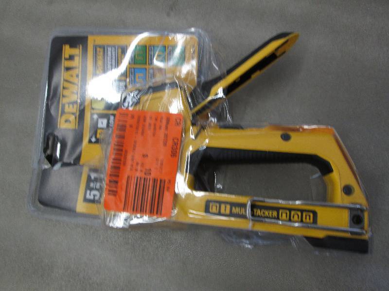 lot 302 image: DEWALT 5 in 1 Multi-Tacker Stapler ...