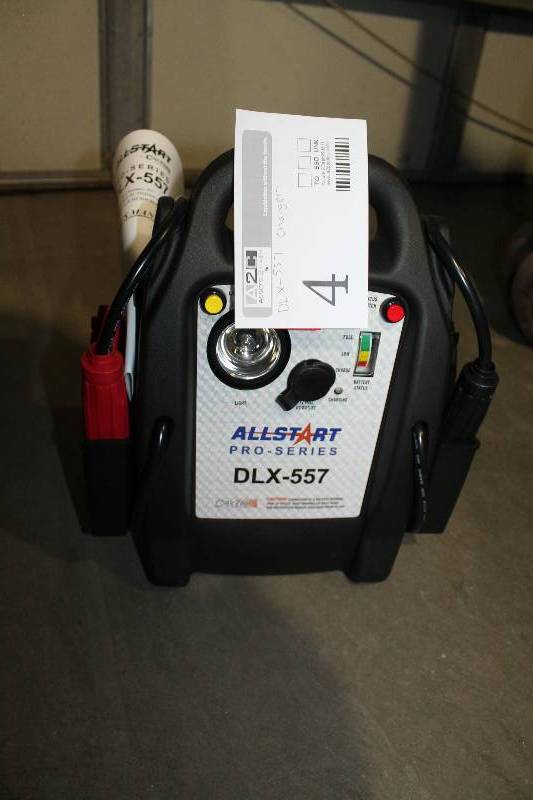 lot 4 image: Allstart Pro Series DLX-557 Portable DC Power SourceBattery Jump SourceCharger