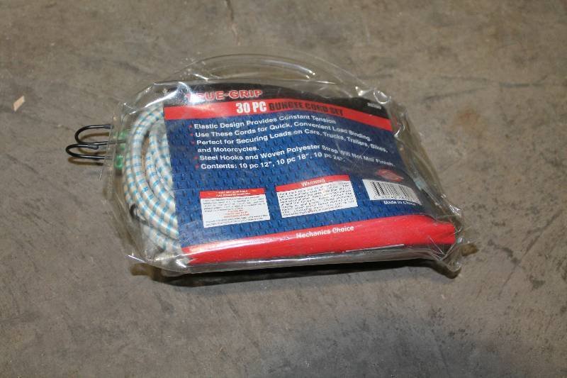 lot 49 image: True-Grip 30-Piece Bungee Cord Set