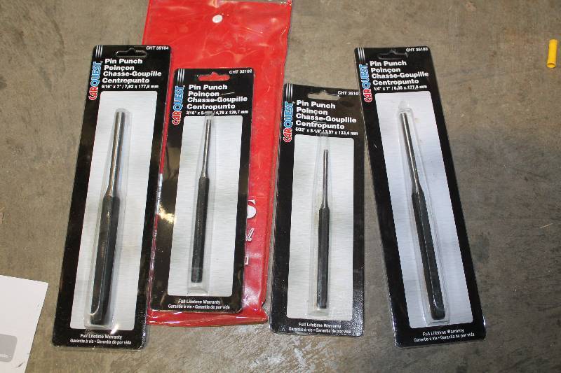 lot 75 image: Lot of (4) Carquest Pin Punches