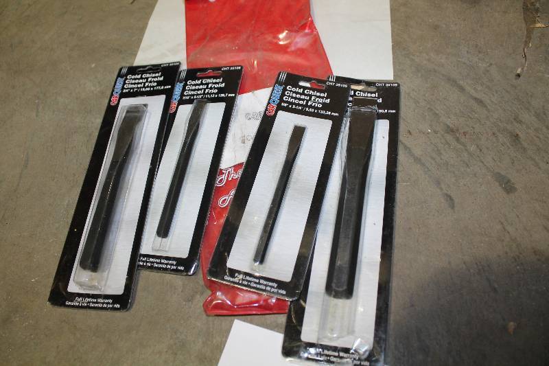 lot 74 image: Lot of (4) Carquest Cold Chisels