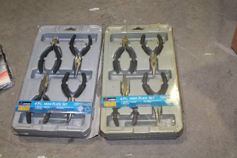lot 105 image: Lot of (2) Alltrade 4-Piece Mini Pliers Sets
