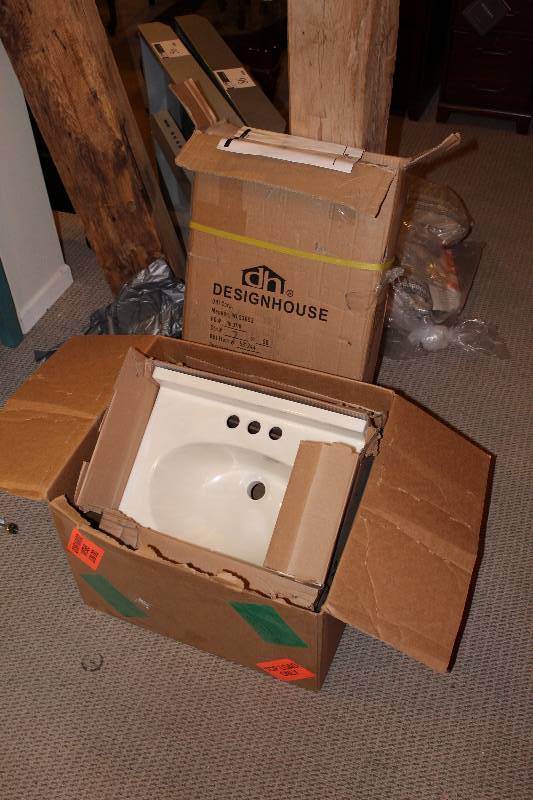 lot 40 image: Design House Concord Collection Bathroom Vanity And Sink