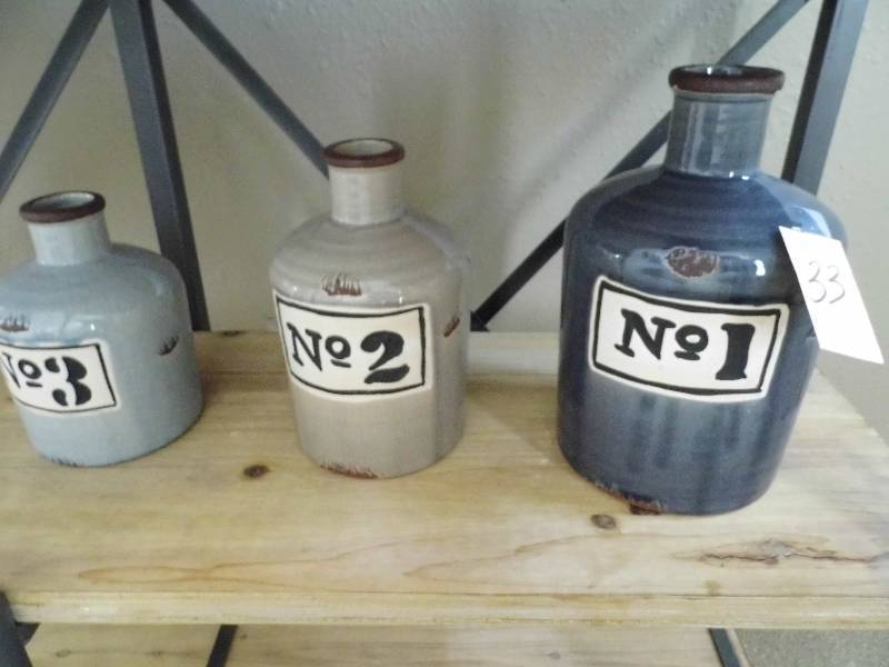 Pottery Jugs 1 - 2 - 3