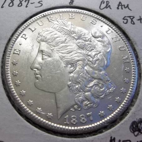 1887 S Morgan Silver Dollar
