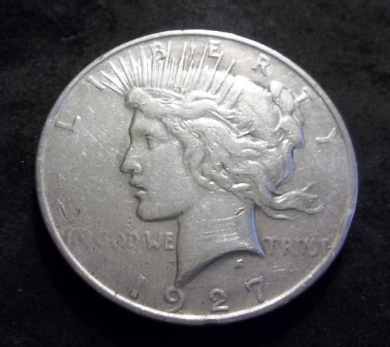 1927 D Peace Silver Dollar