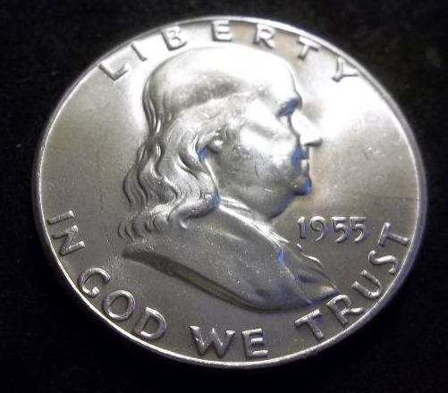 1955 Franklin Half Dollar
