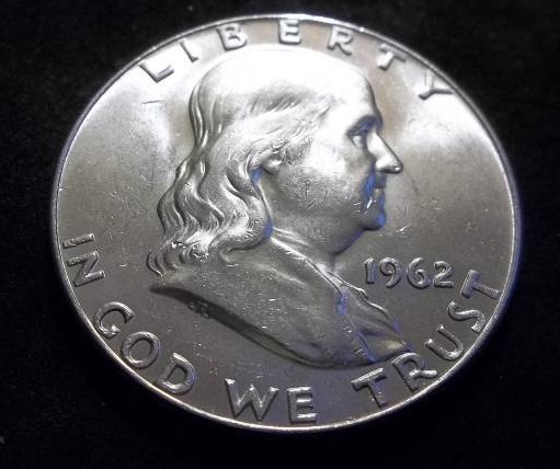 1962 D  Franklin Half Dollar
