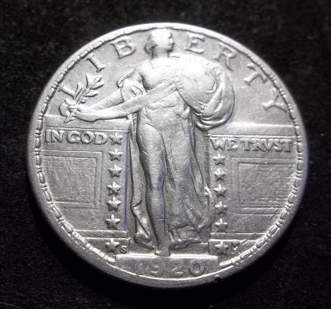 1920 S Standing Liberty Quarter