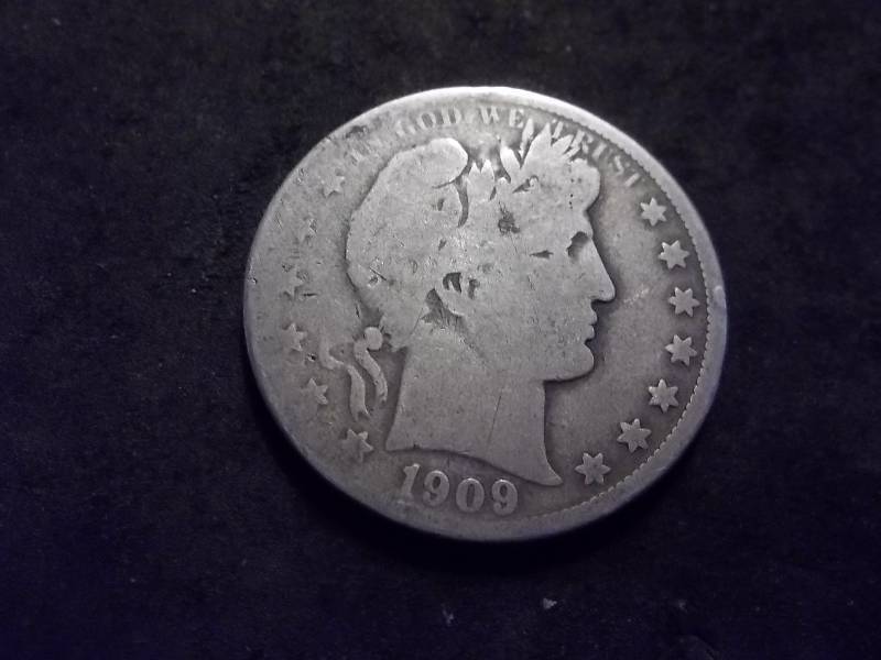 1909 O Barber Half Dollar
