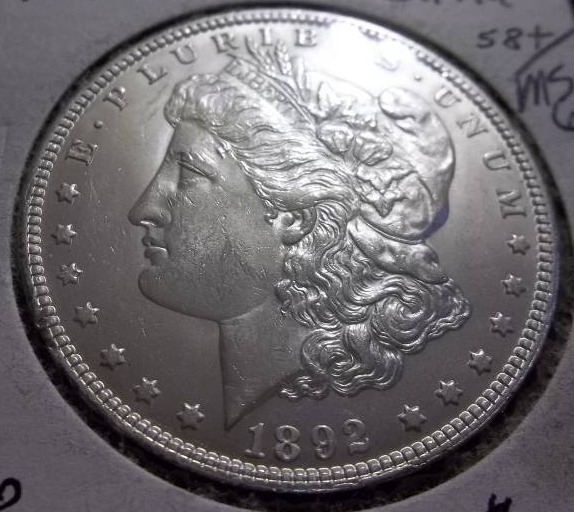 1892  Morgan Silver Dollar