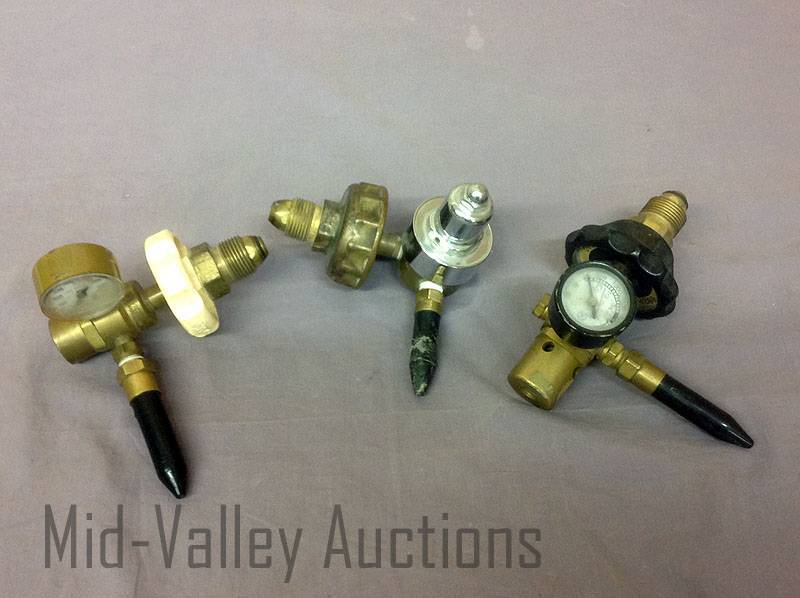 3 Helium Tank Valves