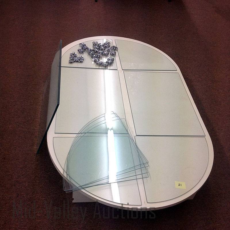 Retail Display with Glass
