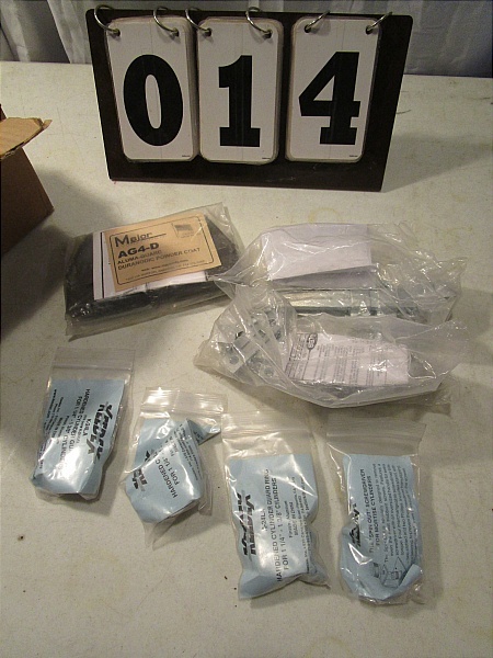 lot 14 image: Misc Lock Parts, Guard Rings, Surface Bolts
