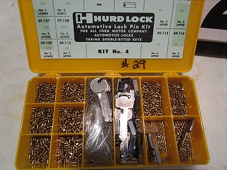 lot 29 image: Hurd Lock Automotive Lock Pin Kit