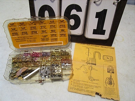 lot 61 image: Masterlock Re-Keyable Padlock Service Kit