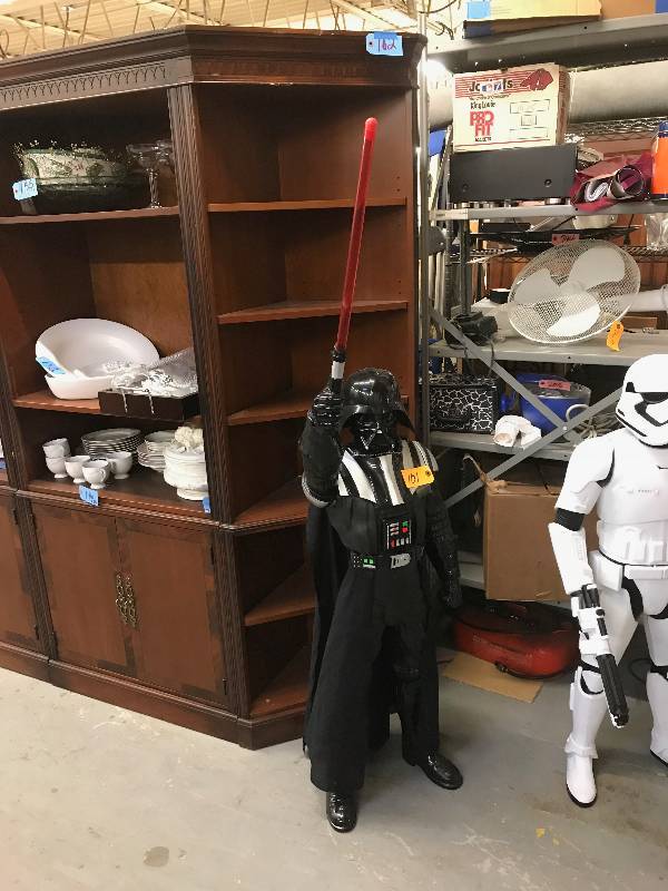 lot 101 image: DARTH VADER LIFE SIZE ACTION FIGURE