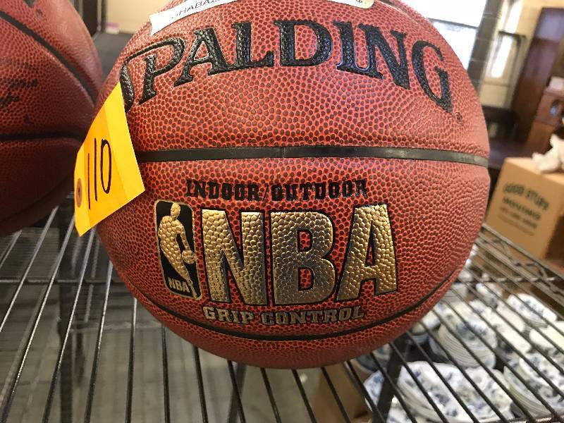 lot 110 image: AUTOGRAPHED SHABAZZ MUHAMMAD BASKETBALL
