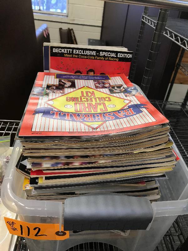lot 112 image: APPROX. 40 MISC. BECKETT AND OTHER SPORTS MAGAZINES