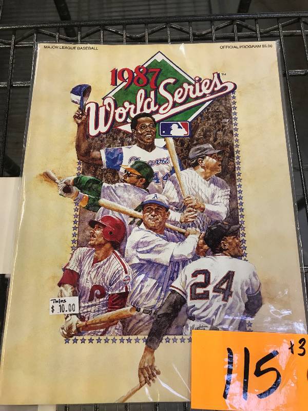 lot 115 image: MINNESOTA TWINS YEARBOOK  PROGRAMS