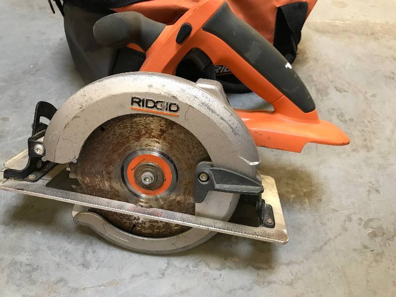 lot 216 image: RIDGID POWER TOOLS SET