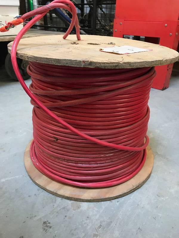 lot 212 image: SPOOL OF COPPER WIRE
