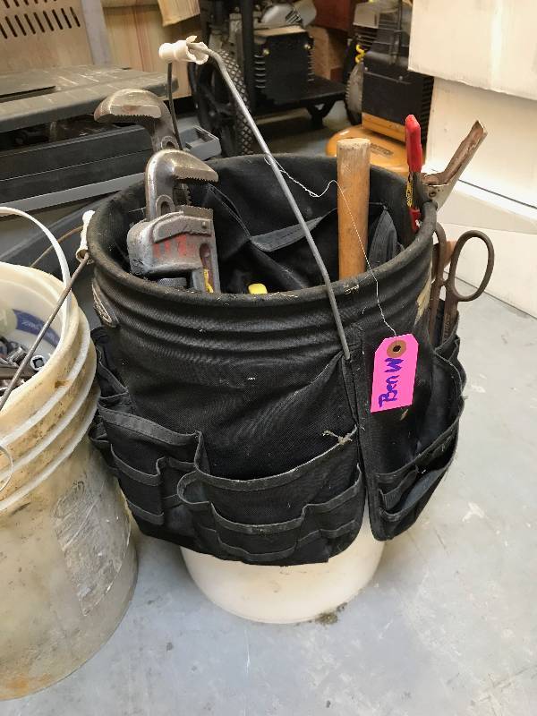 lot 219 image: 3 CONTAINERS FULL OF HAND TOOLS