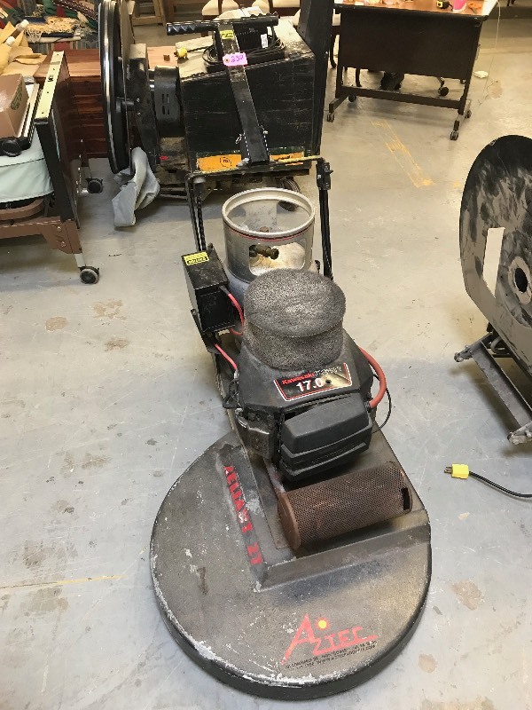 lot 232 image: PROPANE POWERED FLOOR BURNISHER