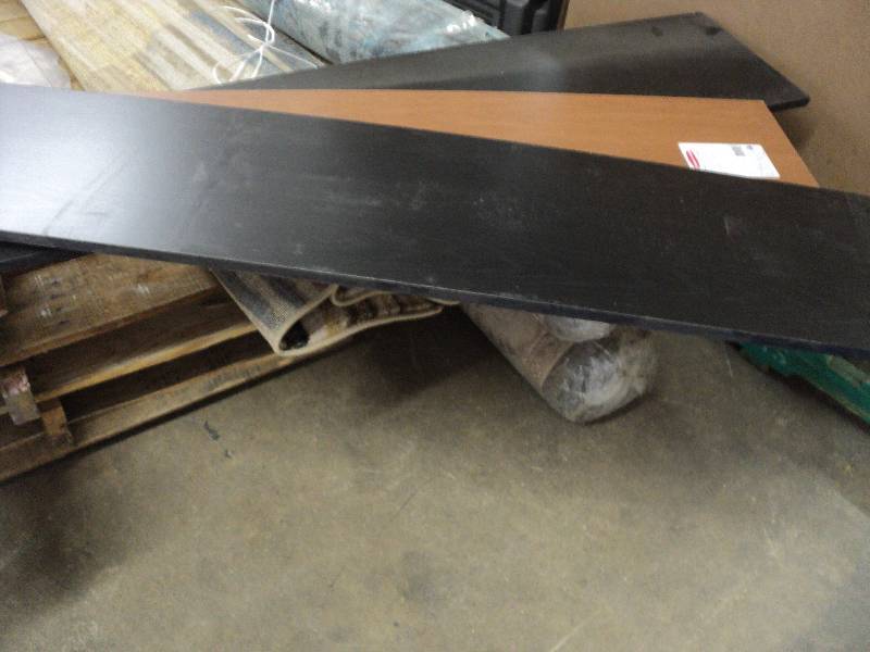 lot 37 image: 3 Rubbermaid shelves 11.8 deep x 71...