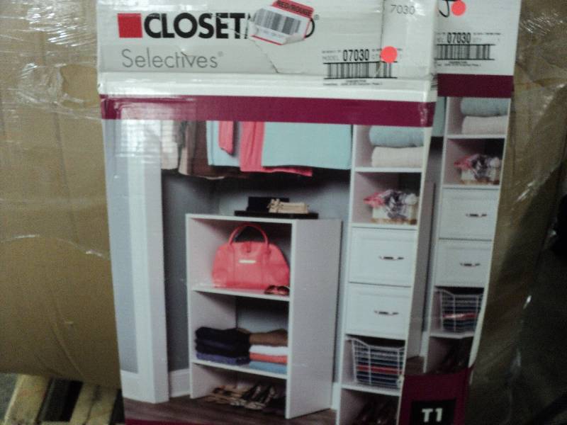 lot 50 image: 2 Closetmaid 3 shelf organizer...