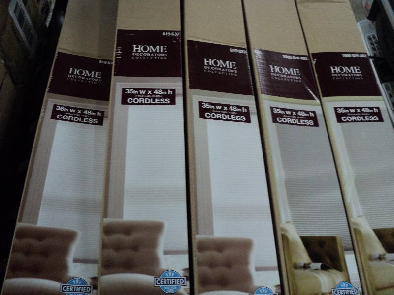 lot 71 image: 5 35x48 cordless blinds...