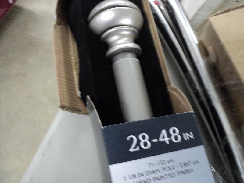 lot 126 image: 2 shower and curtain rods...