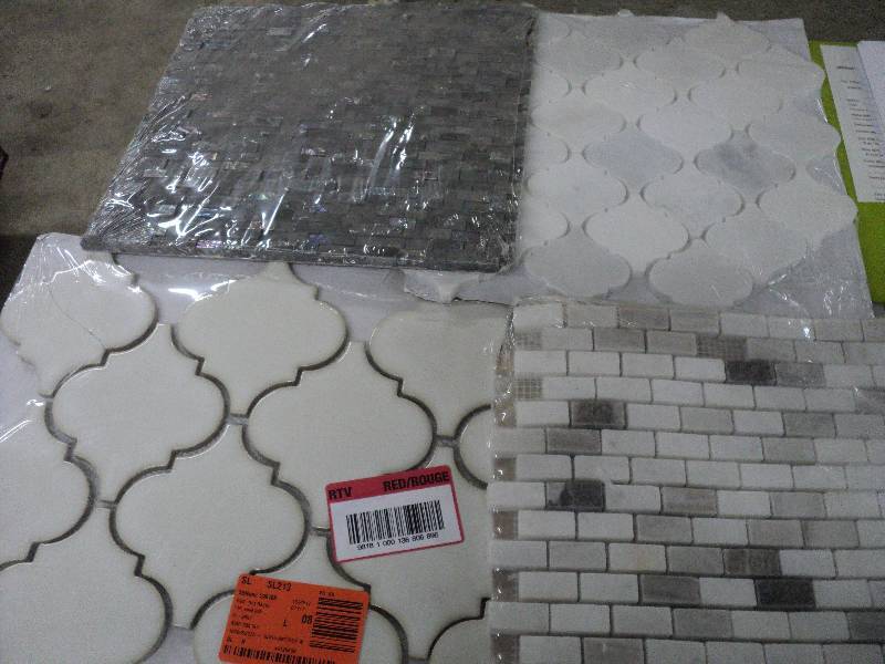 lot 143 image: 4 different tile squares - great fo...