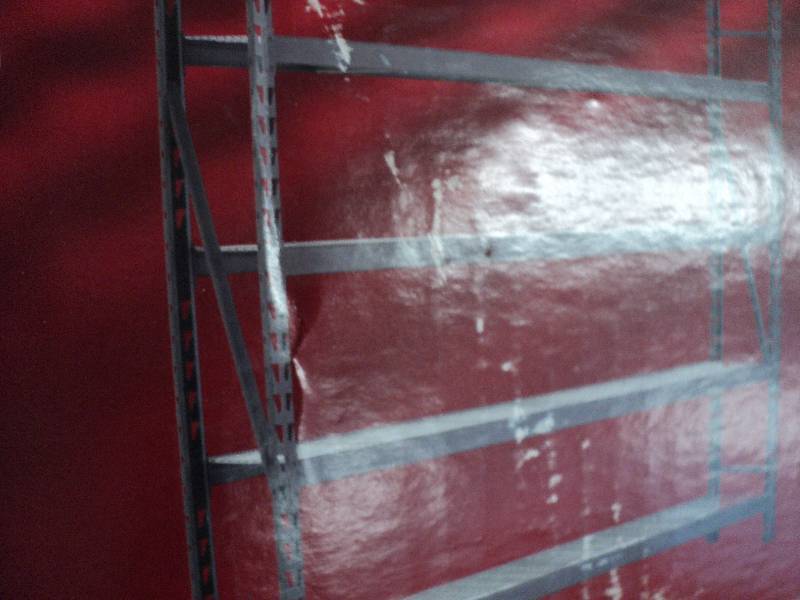 lot 150 image: Husky 90x24x90 5 shelf heavy duty w...