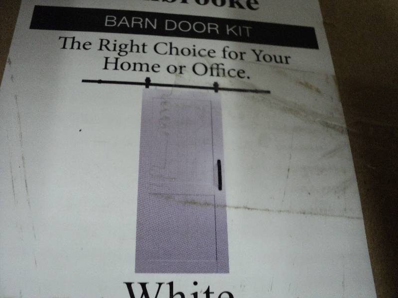 lot 154 image: Millbrook barn door kit...