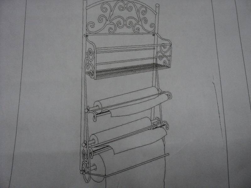 lot 168 image: Scroll wrap center - needs assembly...