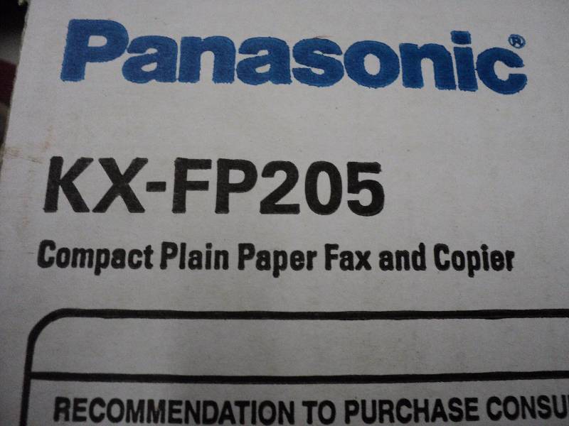 lot 176 image: Panasonic Fax and Copier...