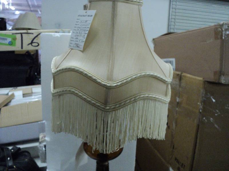 lot 215 image: 32 tall lamp with shade...