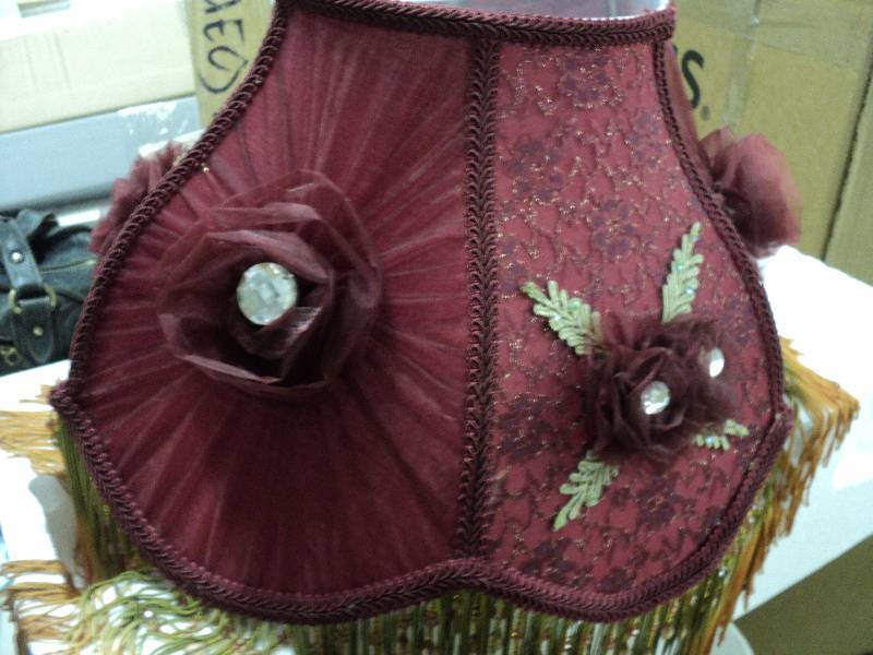 lot 217 image: lamp shade 11 tall x 18 wide...