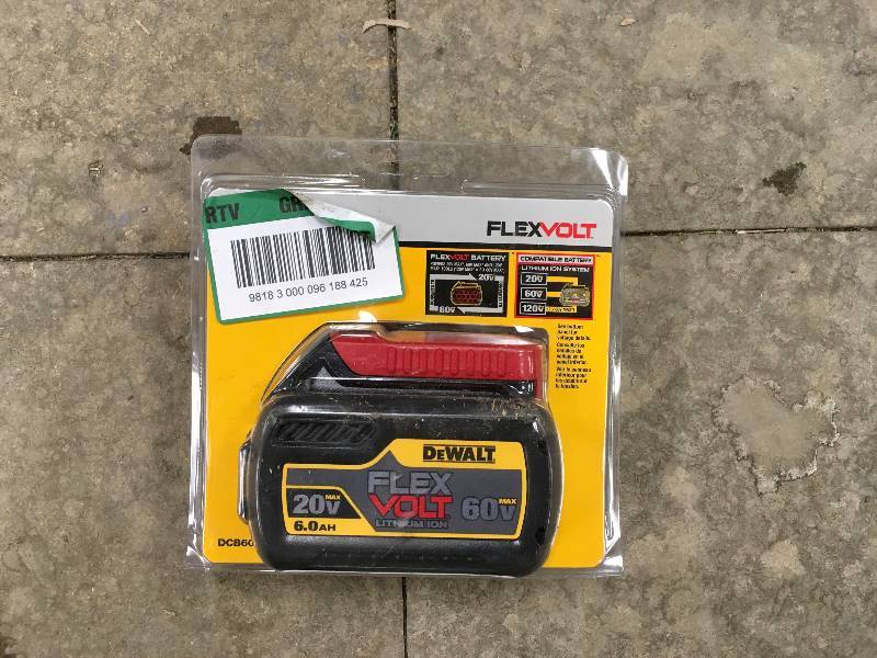DEWALT FLEXVOLT 20-Volt60-Volt MAX Lithium-Ion Battery Pack 6.0Ah new in box