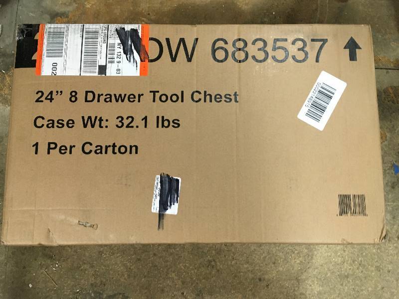 24 8 drawer tool chest in good condition
