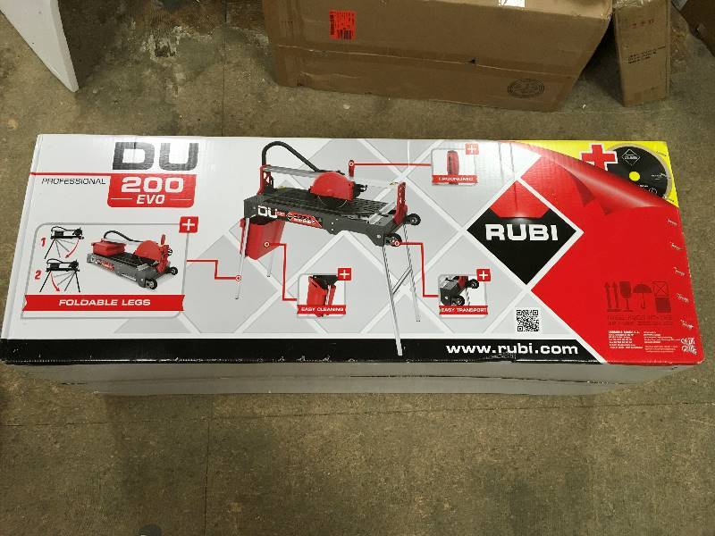 Rubi DU-200 Evo 120-Volt 60 Hz Wet Tile Saw