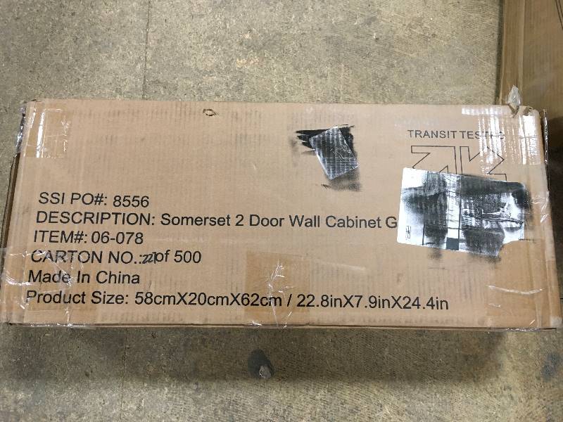 Somerset Assembled Wall Cabinet with 2 Doors