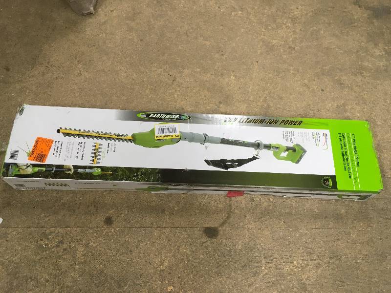 Earthwise  20-Volt Lithium-Ion Cordless Pole Hedge Trimmer in good condition