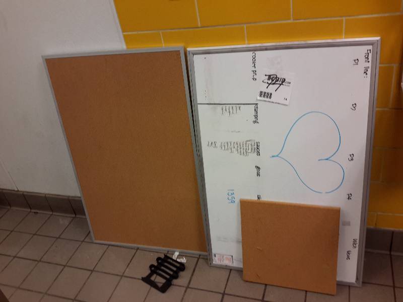 lot 74 image: White Board, Bulletin Board and more