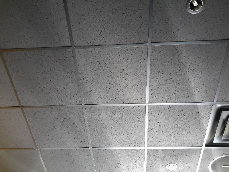 lot 5A image: Black, ceiling tile and frame work
