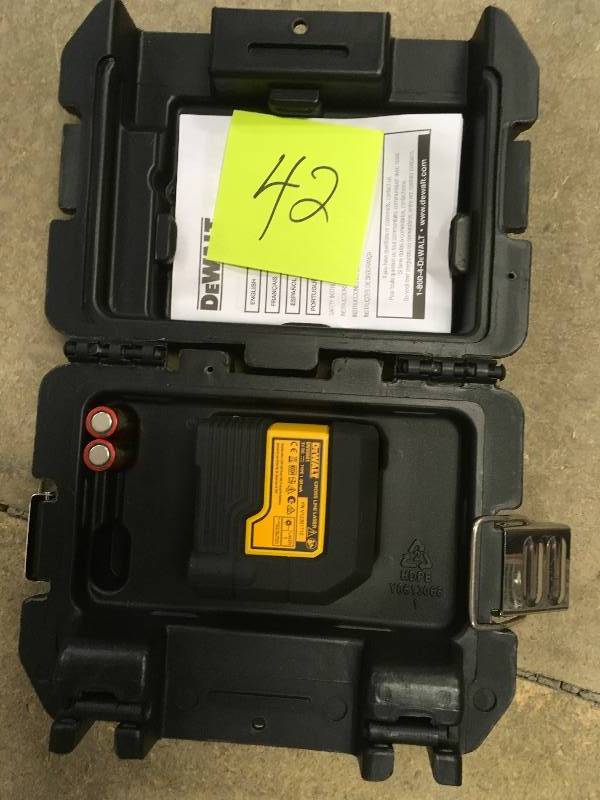 DeWalt 50 ft. Cross Line Laser Level  open box not used