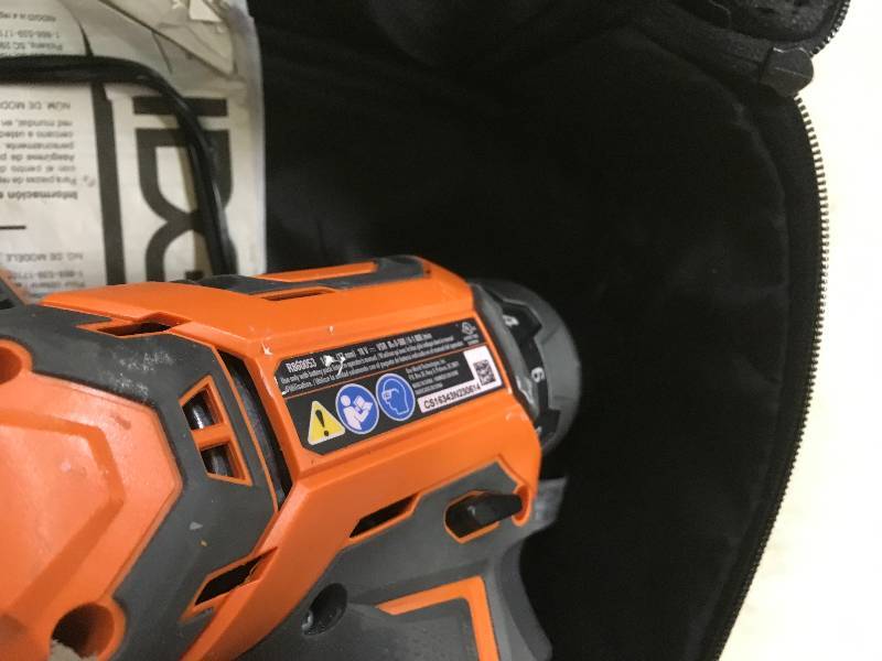 Ridgid Gen5X Brushless 18-Volt 2 Speed Lithium-Ion Cordless 12 in. Compact DrillDriver Kit open box in like new condition