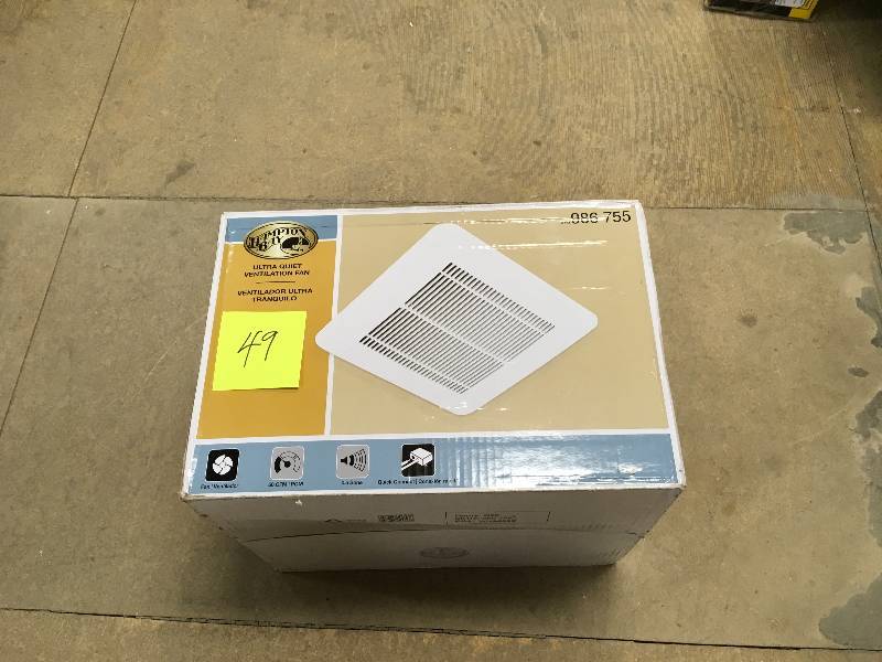 Hampton Bay 50 CFM  Bath Ceiling Fan not used